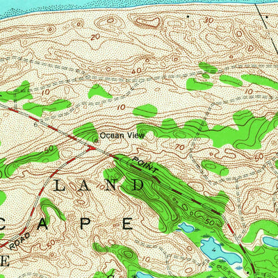 United States Geological Survey Provincetown, MA (1958, 24000-Scale) digital map