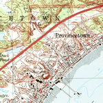 United States Geological Survey Provincetown, MA (1972, 24000-Scale) digital map