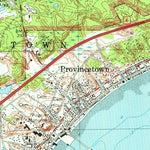 United States Geological Survey Provincetown, MA (1972, 25000-Scale) digital map