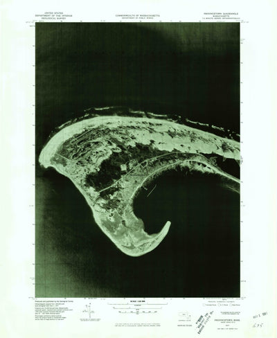 United States Geological Survey Provincetown, MA (1977, 25000-Scale) digital map