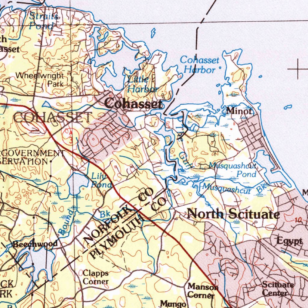 Provincetown, MA (1984, 100000-Scale) Map by United States Geological ...