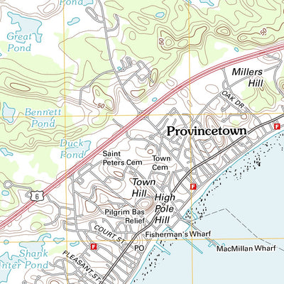United States Geological Survey Provincetown, MA (2012, 24000-Scale) digital map