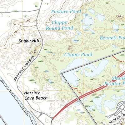 United States Geological Survey Provincetown, MA (2021, 24000-Scale) digital map
