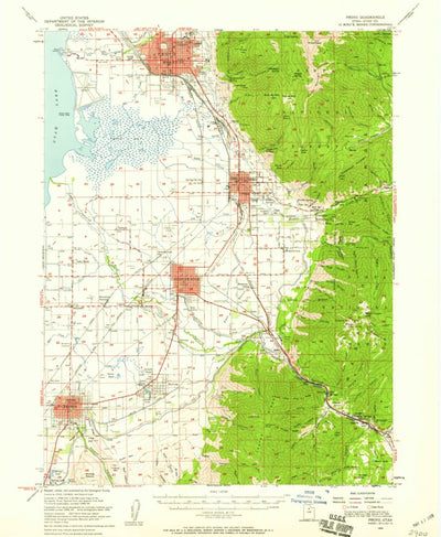 United States Geological Survey Provo, UT (1949, 62500-Scale) digital map