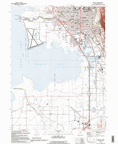 United States Geological Survey Provo, UT (1993, 24000-Scale) digital map