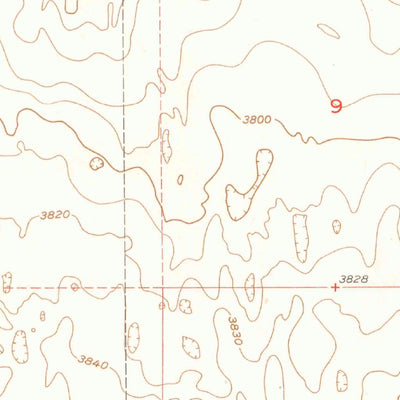 United States Geological Survey Prowers, CO (1953, 24000-Scale) digital map