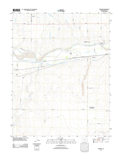 United States Geological Survey Prowers, CO (2013, 24000-Scale) digital map