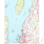United States Geological Survey Prudence Island, RI (1955, 24000-Scale) digital map