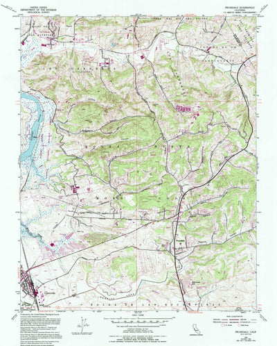 United States Geological Survey Prunedale, CA (1954, 24000-Scale) digital map