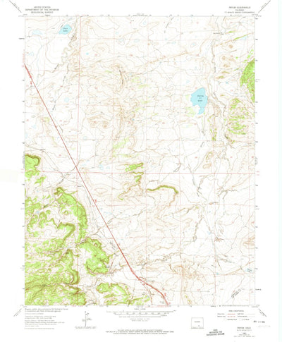 United States Geological Survey Pryor, CO (1963, 24000-Scale) digital map