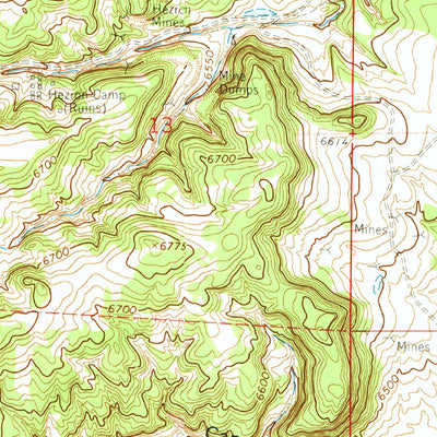 United States Geological Survey Pryor, CO (1963, 24000-Scale) digital map