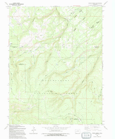 United States Geological Survey Pryor Creek, CO (1994, 24000-Scale) digital map