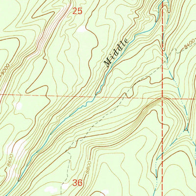 United States Geological Survey Pryor Creek, CO (1994, 24000-Scale) digital map