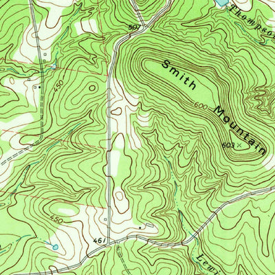United States Geological Survey Pryor Mountain, TX (1973, 24000-Scale) digital map