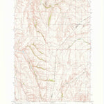 United States Geological Survey Pryor NW, MT (1967, 24000-Scale) digital map