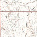 United States Geological Survey Pryor NW, MT (1967, 24000-Scale) digital map
