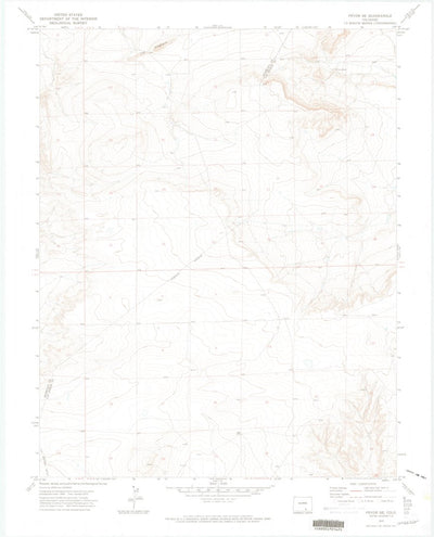 United States Geological Survey Pryor SE, CO (1970, 24000-Scale) digital map