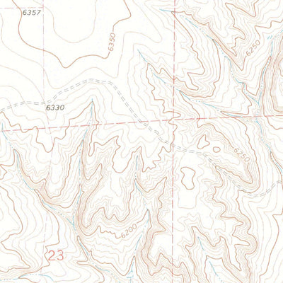 United States Geological Survey Pryor SE, CO (1970, 24000-Scale) digital map