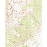 United States Geological Survey Ptarmigan Mountain, WY (1970, 24000-Scale) digital map