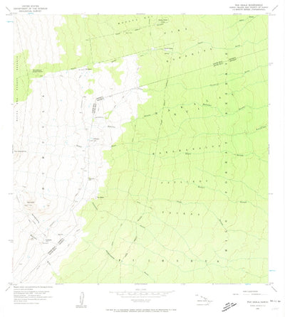 United States Geological Survey Puaakala, HI (1956, 24000-Scale) digital map