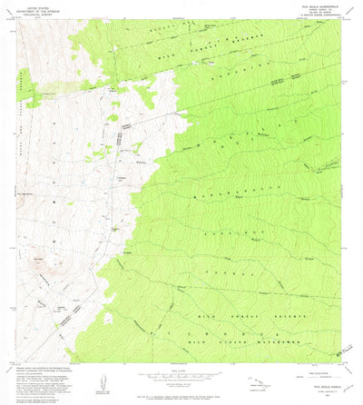 United States Geological Survey Puaakala, HI (1981, 24000-Scale) digital map