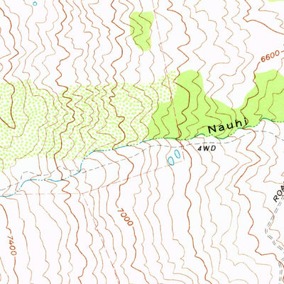 United States Geological Survey Puaakala, HI (1981, 24000-Scale) digital map