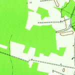 United States Geological Survey Public Landing, MD (1942, 24000-Scale) digital map