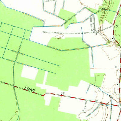 United States Geological Survey Public Landing, MD (1967, 24000-Scale) digital map