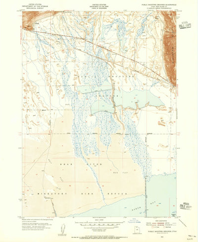 United States Geological Survey Public Shooting Grounds, UT (1954, 24000-Scale) digital map