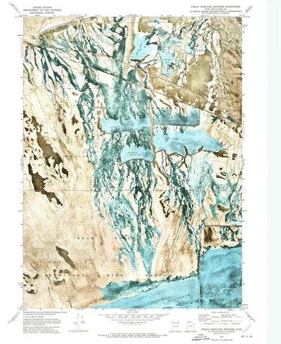 United States Geological Survey Public Shooting Grounds, UT (1972, 24000-Scale) digital map