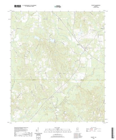 United States Geological Survey Puckett, MS (2020, 24000-Scale) digital map
