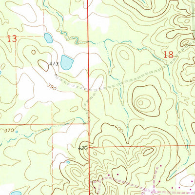 United States Geological Survey Puckett NW, MS (1968, 24000-Scale) digital map