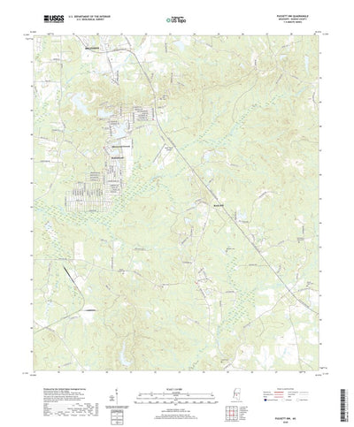 United States Geological Survey Puckett NW, MS (2020, 24000-Scale) digital map