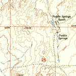 United States Geological Survey Puddle Springs, WY (1952, 24000-Scale) digital map