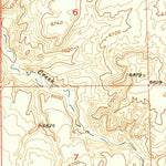 United States Geological Survey Puddle Springs, WY (1952, 24000-Scale) digital map