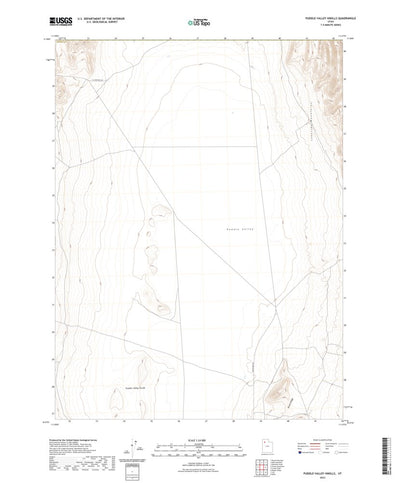 United States Geological Survey Puddle Valley Knolls, UT (2023, 24000-Scale) digital map