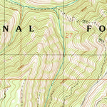 United States Geological Survey Puderbaugh Ridge, OR (1990, 24000-Scale) digital map