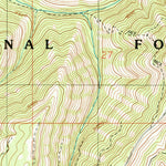 United States Geological Survey Puderbaugh Ridge, OR (1990, 24000-Scale) digital map