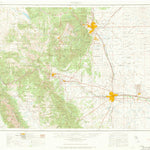 United States Geological Survey Pueblo, CO (1954, 250000-Scale) digital map