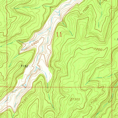 United States Geological Survey Pueblo Pintado, NM (1961, 24000-Scale) digital map