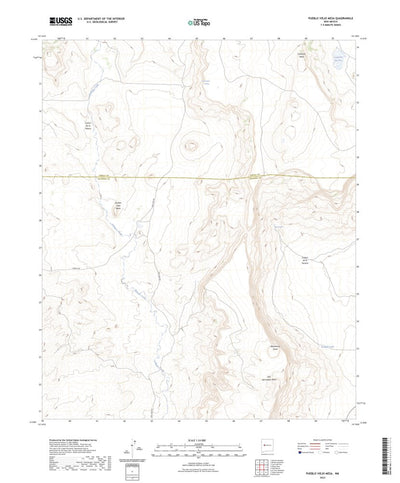 United States Geological Survey Pueblo Viejo Mesa, NM (2023, 24000-Scale) digital map