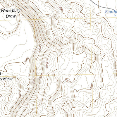 United States Geological Survey Pueblo Viejo Mesa, NM (2023, 24000-Scale) digital map