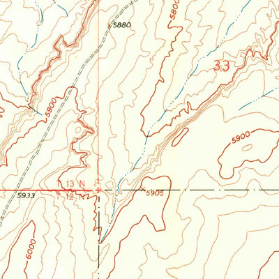 United States Geological Survey Puerco Dam, NM (1961, 24000-Scale) digital map