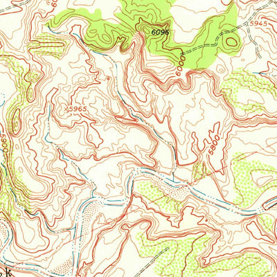 United States Geological Survey Puerco Dam, NM (1961, 24000-Scale) digital map