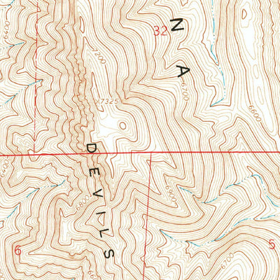 United States Geological Survey Puertecito Gap, NM (1965, 24000-Scale) digital map