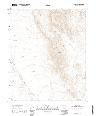 United States Geological Survey Puertecito Gap, NM (2023, 24000-Scale) digital map