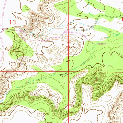 United States Geological Survey Puerto Creek, NM (1963, 24000-Scale) digital map