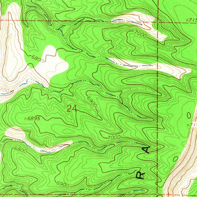United States Geological Survey Puerto De Los Cavadores, NM (1964, 24000-Scale) digital map