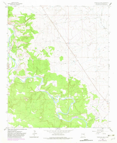United States Geological Survey Puerto De Luna, NM (1963, 24000-Scale) digital map