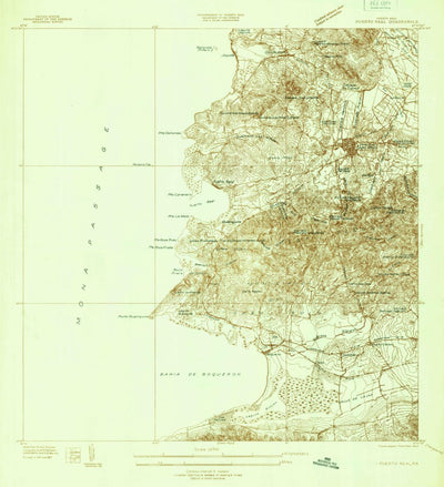 United States Geological Survey Puerto Real, PR (1937, 25000-Scale) digital map